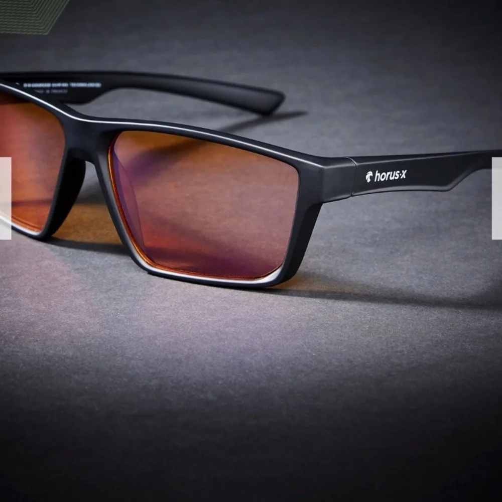 Horus-X One, Blue Lightweight Gaming glasses w/ Amber Lens, UNISEX - Picture 3 of 12